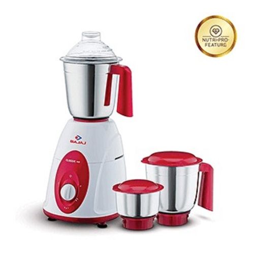 Stainless Steel 1.5 Hp Motor Power Ruby 500 Watt 3 Jars Mixer Grinder Weight: 1- 10000  Kilograms (Kg)