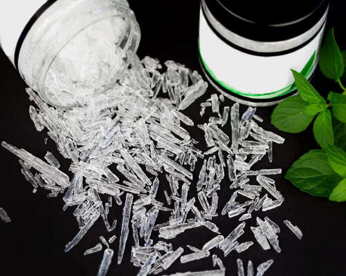 100% Natural And Pure Colorless Menthol Crystals, No Artificial Flavours