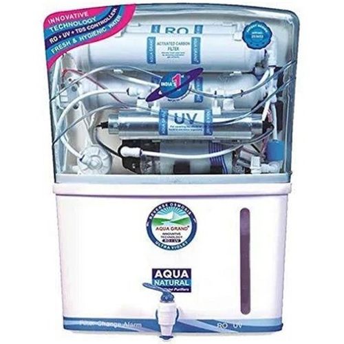 12 Litre Capacity White Plastic Body Wall Mounted Aqua Grand Ro Water Purifier