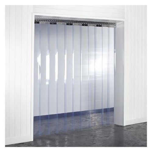 200 Milimeter Transparent And Smooth Plain Polar Pvc Strip Curtain