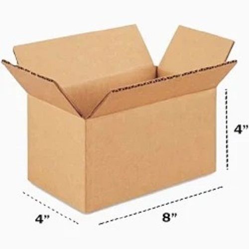 4X8X4 Inch Size Light Weight Glossy Finish Corrugated Box at Best Price ...