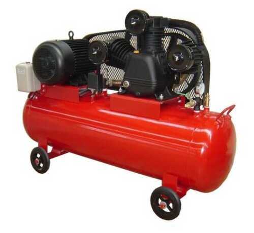 Ac Single Phase 2 Hp Air Compressor, 160 L Air Tank Capacity, Red Color