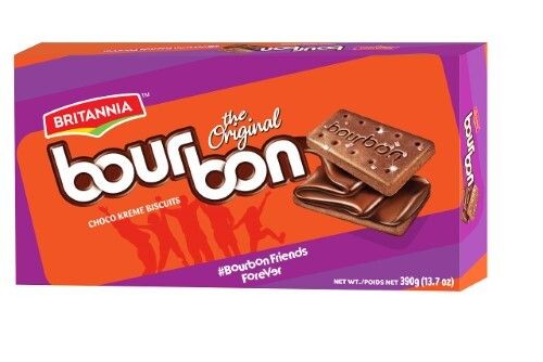 Britannia the Original Bourbon Chocolate Flavoured Cream Biscuits