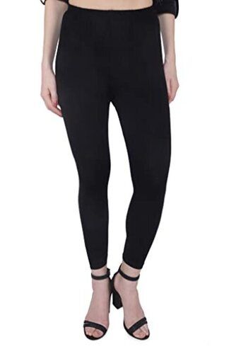 Comfortable To Wear Cotton Skinny Fit Ankle Leggings For Womens 