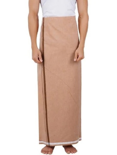 आरामदायक और धोने योग्य प्लेन पैटर्न कॉटन फ़ैब्रिक ट्रेडिशनल धोती