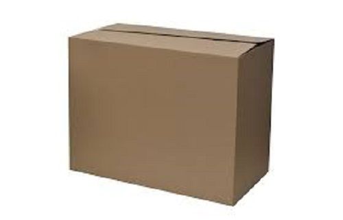 Glossy Lamination Lightweight And Environmentally Friendly Plain Brown Rectangular Shipping Boxes