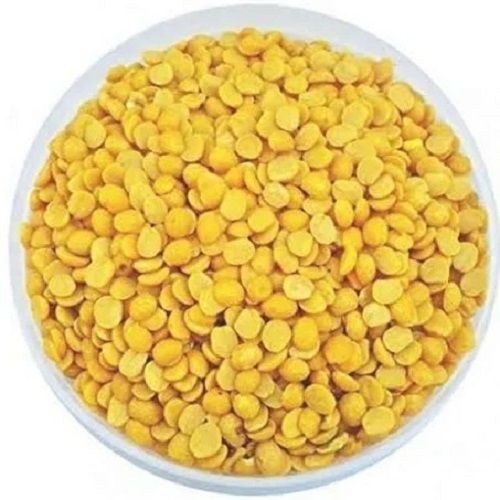 Pack Of 1 Kilogram High In Protein 6.32 Gram Fat Round Shaped Yellow Chana Dal