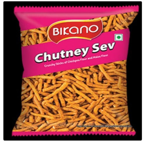 Pack Of 50 Gram Tasty And Spicy Ready To Eat Bikano Chutney Sev Crunchy Namkeen