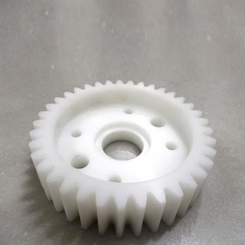 Round Heavy Vehicle Plastic Gear Wheel, 2 Inch Size And White Color