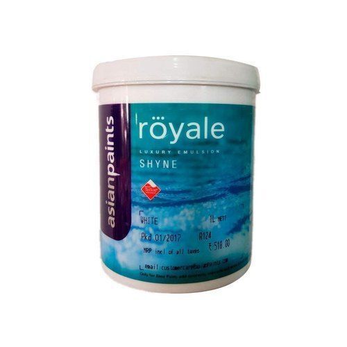 Weather Resistance Highly Durable Smooth Asian Paints Royale Shyne, 20 Ltr
