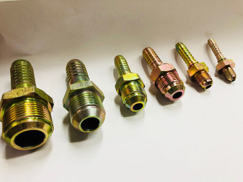 .Brass Male Ms Hydraulic Hose Fitting For Structure Pipe at Best Price ...