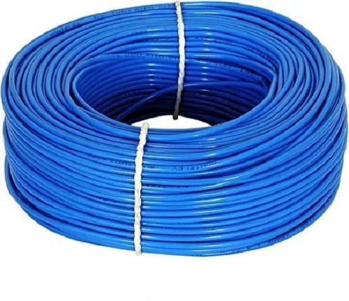 Tablets 180 Meter 50 Hertz Frequency 24 Volt Single Core Blue Electric Copper Wires