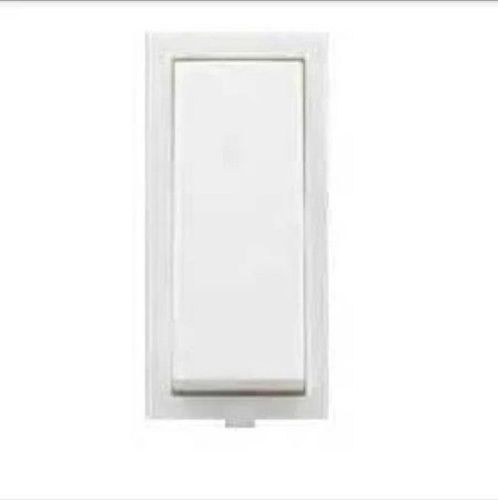 220 To 240 Volts 1 Way 6 Ampere Polycarbonate Flat White Wall Light Switch Age Group: All