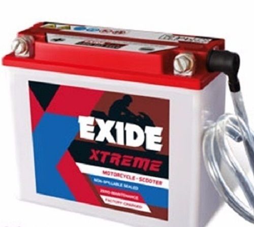 7 Ah Capacity 12V Voltage 2.7 Kilogram Acid Lead Exide Xtreme Bike Batteries  Sealed Type: 3.2