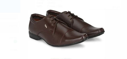 Comfortable And Stylish Lightweight Brown Medium Heel Mens Leather Shoes