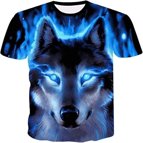 Comfortable To Wear Soft Volanic Mens 3d Digital Printed T Shirt