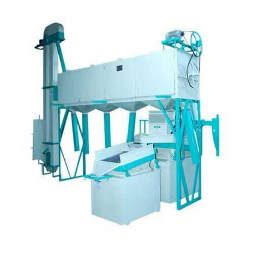 Commercial Automatic Grain Cleaning Machine, Three Phase, 1.5 Hp Motor Power