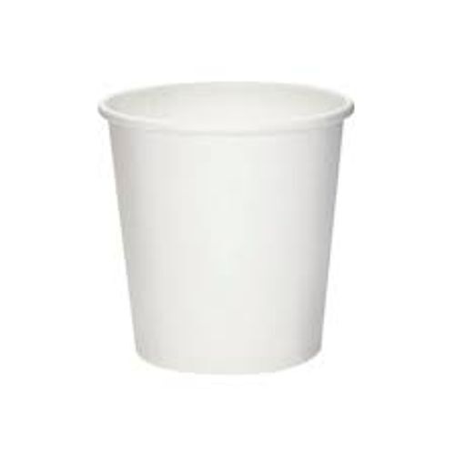 Environmental Friendly Use And Throw White Plain Disposable Paper Cups ,100ml 