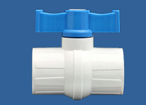 High Pressure uPVC Short Handle Manual Ball Valve For Pipe Fitting