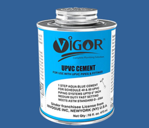 Medium Duty Fast Setting uPVC Solvent Cement (Aqua Blue)