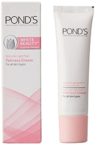 Pack Of 20 Gram Suitable With All Types Skin Ponds White Beauty Fairness Cream