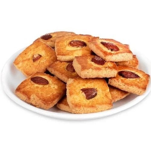 Pack Of 400 Gram Sweet And Crispy Rich In Taste Badam Bakery Cookies