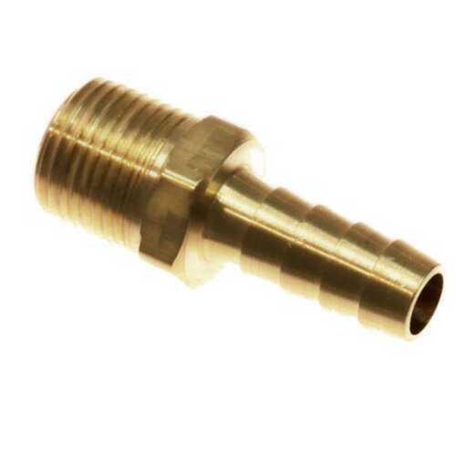 Round Shape Heat Resistant And Light Weight Water Resistant Brass Hose Nipple