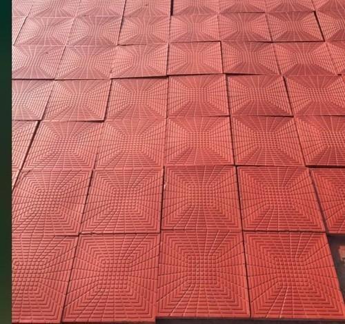 Strong And Lovely Square Shape Plastic Designer Paver Mould Tiles