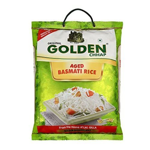 Long Grain Common Dried Lal Qilla Golden Chhap Traditional Basmati Rice