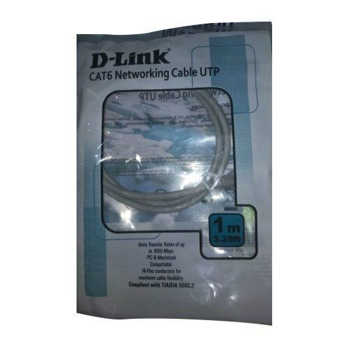 1 Meter Upto 1000 Mbps Data Transfer Rate Un-Shielded Lan System D-Link Patch Cord Age Group: For Adults