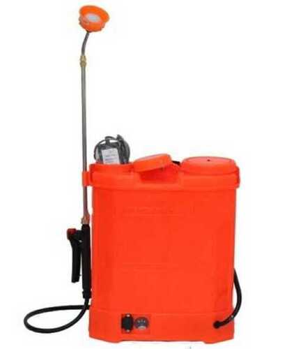 Flame Proof Agricultural Spray Pump In Orange Color, Pvc Body Material And Steel Spray Pipe