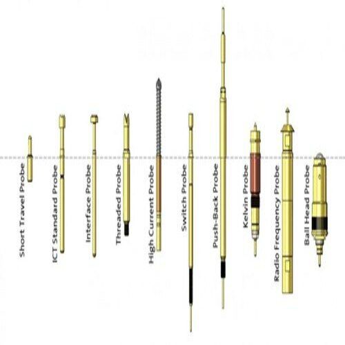 Golden Color Brass Stainless Steel Ict- Fct Test Pins