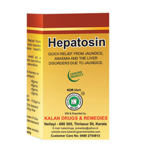 Hepatosin Powder for Quick Relief from Jaundice, Anaemia and Liver Disorder