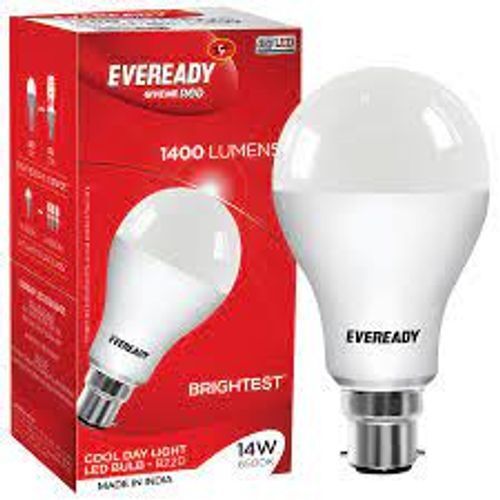 Outdoor And Indoor Eveready LED Bulb White Round Shape Color