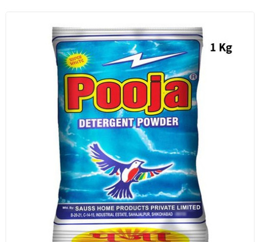 Pack Of 1 Kilogram Jasmine Fragrance Pooja Detergent Powder