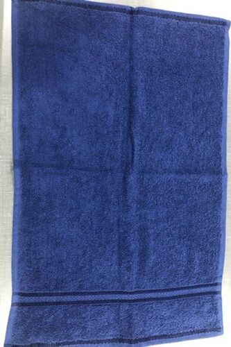 Plain Blue Color Terry Bath Towel Age Group: Children