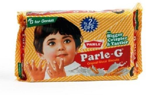 Rectangular Crispier And Tastier Parle-G Original Gluco Biscuit