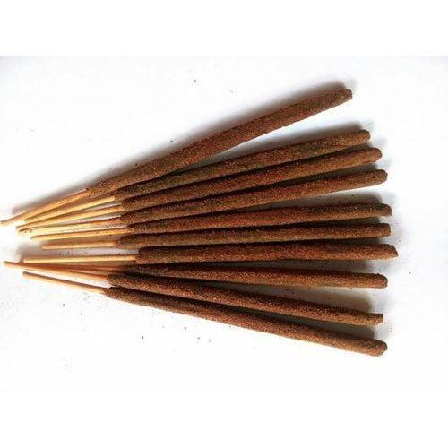 Round Soft Smooth Natural Pleasant Fragrances Brown Herbal Incense Sticks