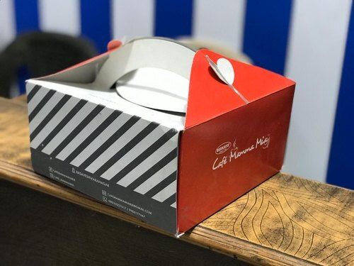 Square Printed Cake Packaging Box For Packaging