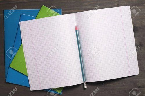 White School Notebook, Size: 10*8 Inches