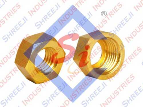 Brass Hex Nut Available In Multiple Sizes, 2 Mm Size, Corrosion Resistant