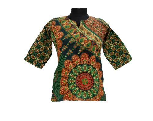 Cotton Printed Jaipuri Top