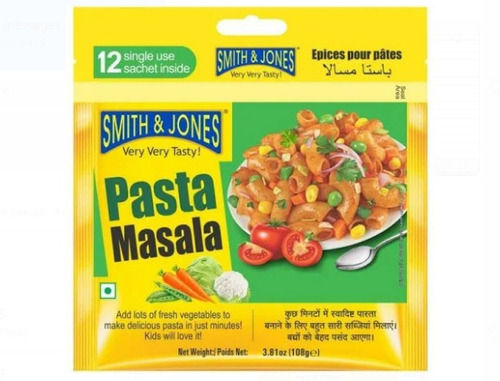 Pack Of 100 Grams Food Grade Dried Smith And Jones Pasta Masala 