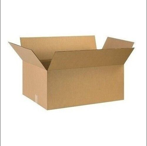 Rectangular Shape Brown Corrugated Paper Box, 12x18x12 Inches Size