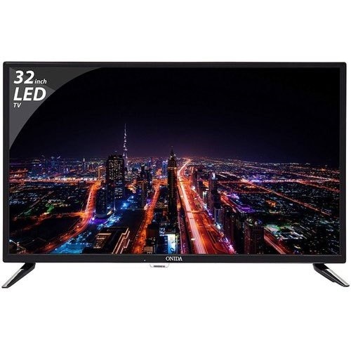 Scratch Resistance High Defination Wall Mounted Sleek Designed 32 Inch Black LED TV - Fiber Material, 32 Inch, Black, 1920x1080 Resolution, HDMI