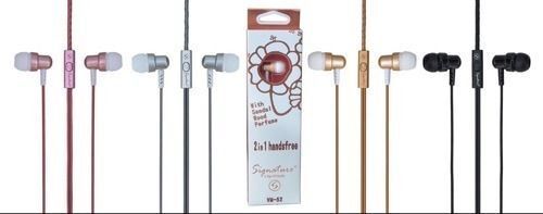 Stylish Trendy Comfortable Lightweight Perfect Sound Hands Free Mobile Earphones Body Material: Plastic