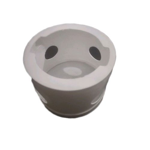 Water Resistance Lightweight Long Durable Round White PVC Concealed Modular Box - 21mm Thickness 600g Weight | IP54 Protection Level Corrosion & Rust Resistant
