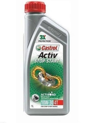 1 Liter Liquid Form Castrol Activ Stop Start 4t Engine Oil