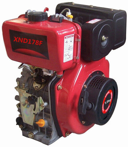178f 6hp Single Cylinder Air Cooled Diesel Engine With Recoil Starter