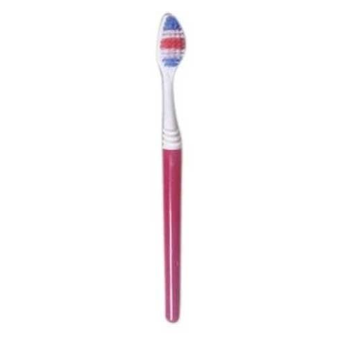 Multicolor 5 Inch Long Multi Color Plastic Soft Bristles Toothbrush